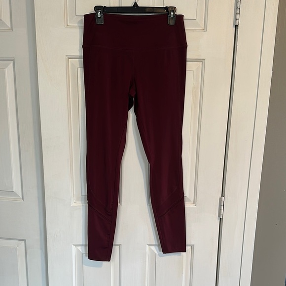 Tangerine maroon leggings size large women’s - Picture 1 of 5